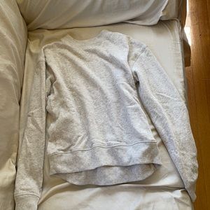 heather grey SO crewneck